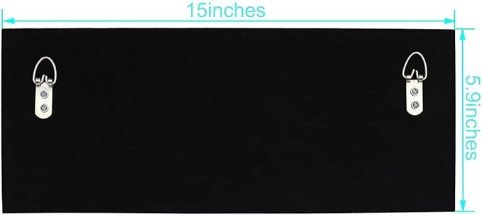 Crystal Mirrored Love Letter Plaque Sign Key Holder, Silver Mirror Decoration, Wall Mounted Home Decor, 15"5.9"1.6"