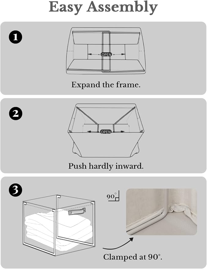StorageWorks 13x13 Inches Storage Cube, Fabric Storage Bins with PU Handles, Collapsible Organizer Baskets for Closet, Brown and Beige, 6-Pack