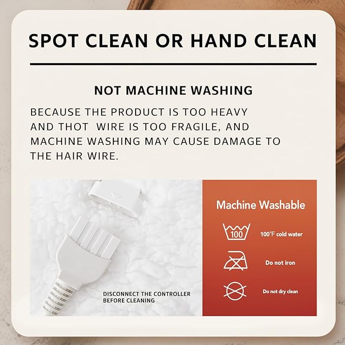 L'AGRATY Heated Weighted Blanket for Adults - 50"x60" 10lbs Electric Throw Fast Heating Heavy Blanket 1/2/4/6/8 Hour Auto Off 10 Heat Levels Over-Heat Protection Soft Flannel Sherpa