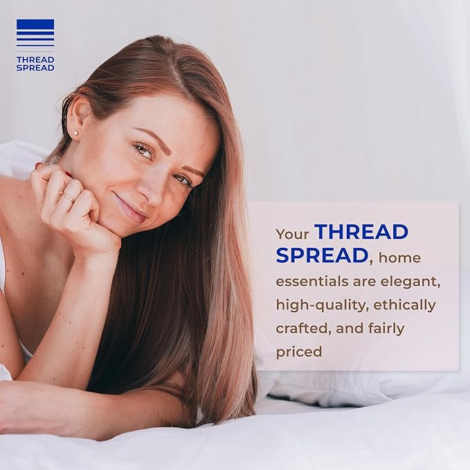 THREAD SPREAD 100% Egyptian Cotton King Size Sheets Set - 4 PC 600 Thread Count Egyptian Cotton Bed Sheets King Size (Taupe), Extra Soft, Cooling, 16" Deep Pocket Sateen Weave Luxury Hotel Bedsheet