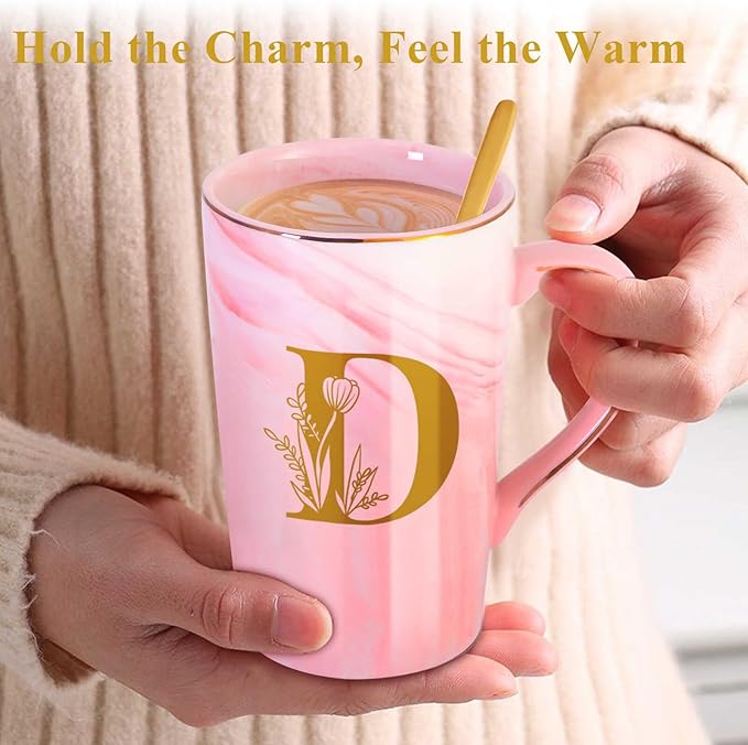 Personalized Ceramic Coffee Mug with Lid Tea Cup Cool Grandma Gifts Grandmother Nana Glamma Mawmaw Yaya Abuela Abuelita Grandmas Mamaw Memaw Mimi Nonna Granny Oma Meme Christmas Xmas Present,D