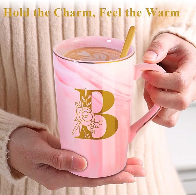 Personalized Ceramic Coffee Mug with Lid Tea Cup Women Girl Friend Birthday Gifts 16th 18th 19th 20th 21st 30th 40th 50th 60th 70th 80th 45th 65th 75th 1974 1964 40 60 70 Year Old Funny Meaningful,B