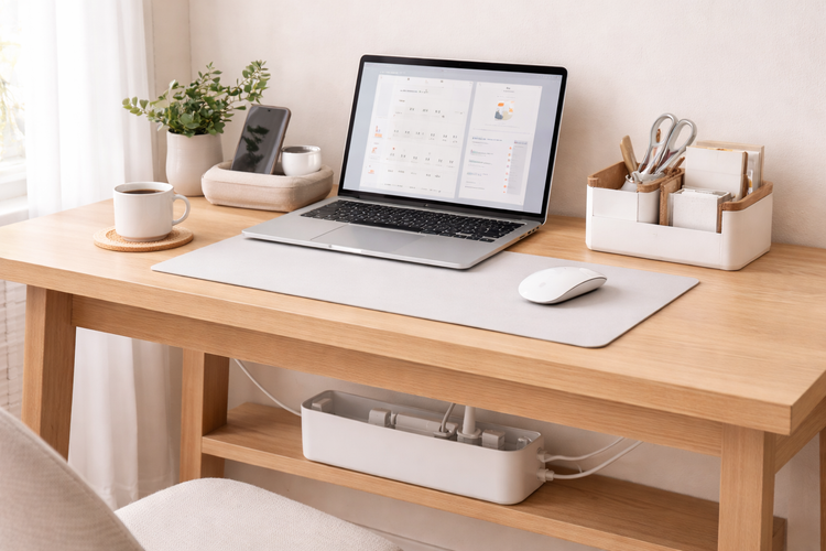 🔌 Desk & Cable Management