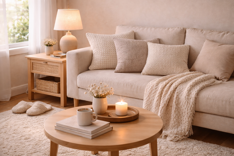 🛋 Cozy Textiles & Soft Touch