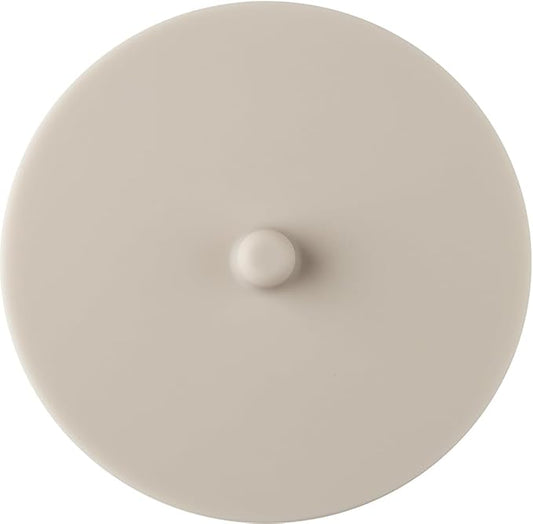 Carrotez Silicone Cup Cover Lids, 4.3 Inch Mug Covers, Reusable Silicone Coffee and Tea Cup Lids, 1 pc - Ivory