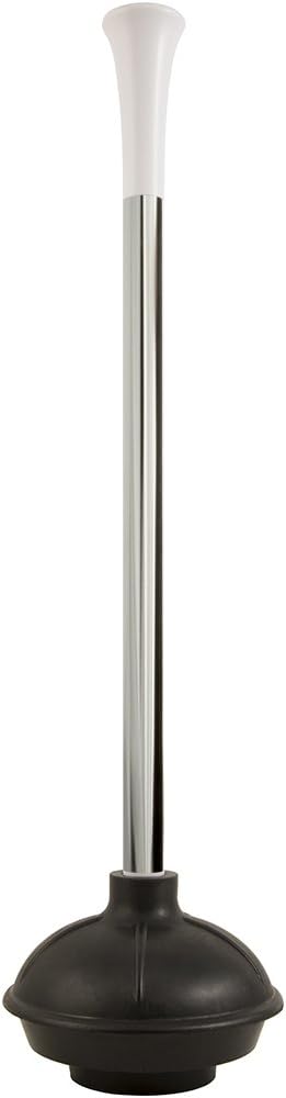 23-in. Heavy-duty Toilet Plunger with Twister Caddy 3019000, Versatile Bathroom Accessory Set and Apartment Must-have, Toilet and Plunger for Bathroom with Toilet Caddy