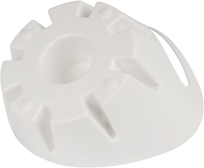 Plumb Craft Universal Plunger Holder Drip Tray, White (1 Pack)