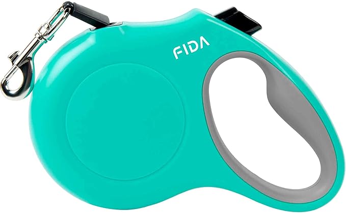 Fida Retractable Dog Leash Large Breed, Heavy Duty 16 ft Dog Walking Leash, up to 110 lbs, 360° Tangle Free, Teel