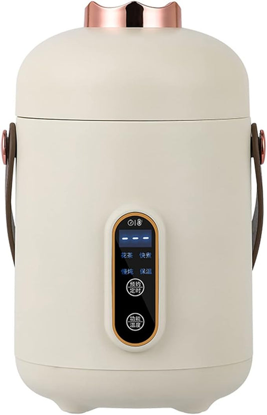 Portable Small Electric Kettle, Travel Electric Kettle Mini Portable Electric Cup Multifunctional Health Preserving Electric Stew Cup CN Plug