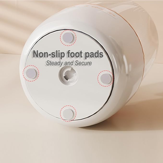 Makeup Brush Organizer With Lid, 360° Spinning Cosmetic Brush Holder for Bathroom Countertop, Compact Cosmetic Display Case for Vanity, Bedroom and Dresser (Pink)