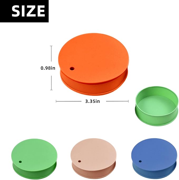 8 PCS Drink Covers for Alcohol Protection Cup Covers for Drinks Silicone Lids Straw Cover 4 Colors, Gifts for Daughters, College Girls and Women