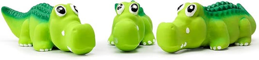 Squeaky Dog Toys for Medium Dogs, Soft Latex Squeaky Dog Ball, Cute Funny Squeak Crocodile Pet Toys