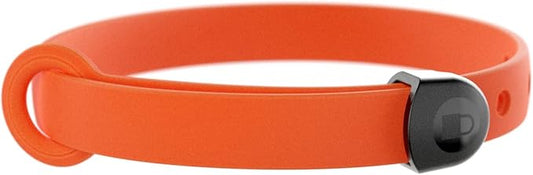 Dog and Puppy Collar - Comfortable, Soft and Lightweight Adjustable Collars with Name Tag Ring for Miniature Dogs and Puppies - Non Breakaway Cat Collar by Nuvuq (Orange, Mini)