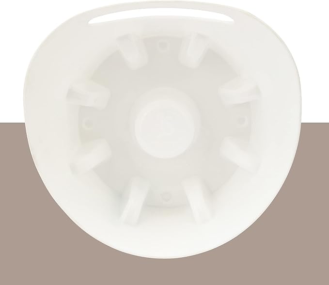 JS Jackson Supplies Universal White Plastic Drip Tray for Toilet Plunger