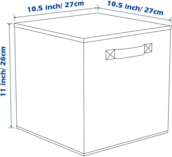 ShellKingdom Storage Bins, Foldable Fabric Storage Cubes And Cloth Storage Organizer Drawer For Closet And Toys Storage, 6 Pack (Beige+Green+Mint Green)