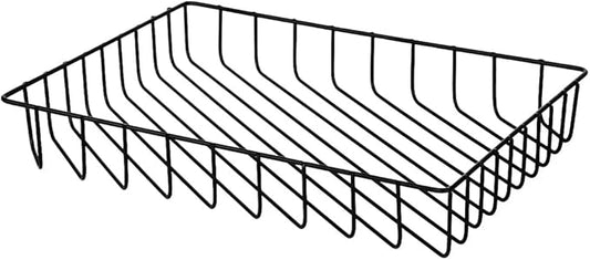 Paper Organizer for Desk Metal Paper Tray Large Capacity Letter Tray File Holder Mail Inbox Storage Organizer Basket for Office Classroom Desktop,12.5" x 9.4" x 1.9",Black