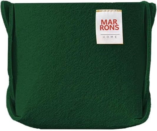 Collapsible Felt DEEPGREEN Storage Bin Mini 3.9"x3.9"x3.9" – Foldable Basket with Handles for Closet, Toy Storage, Laundry Room Organization, Decorative Storage Bins for Shelves, Nursery