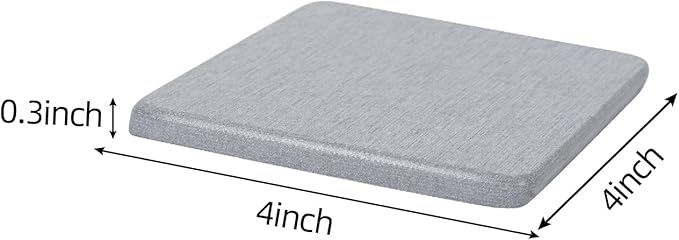 6 Pieces Water Absorbent Diatomite Coasters, Diatomaceous Earth Kitchen Soap Dish Bathroom Trays Water Absorbing Stone Tray for Sink Used for Hand Soaps Drinks Bottles