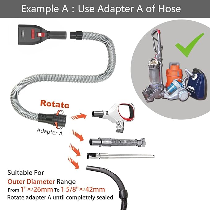 Pet Vacuum Grooming Brush and Shedding Kit for Dog/Cat Loose Hair, Professional Accessories Remover for Pet's Undercoat Fur