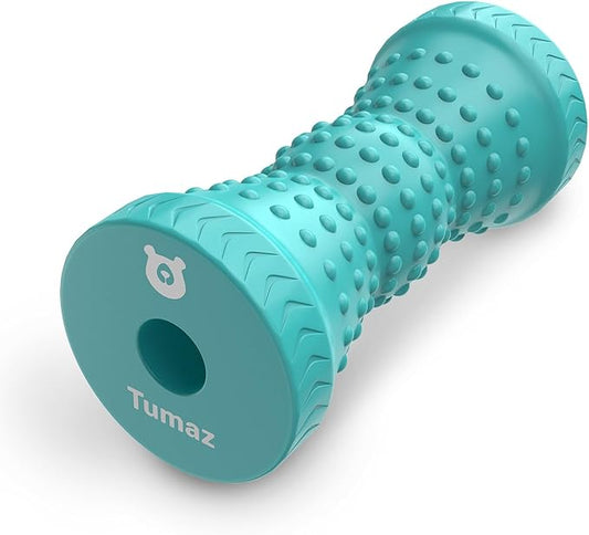 Tumaz Foot Roller for Plantar Fasciitis Relief，Foot Massage Roller for Alleviate Planters Facetious Pain,Arch Pain,Trigger Points & Deep Tissue, Portable - Reflexology Tool,Turquoise