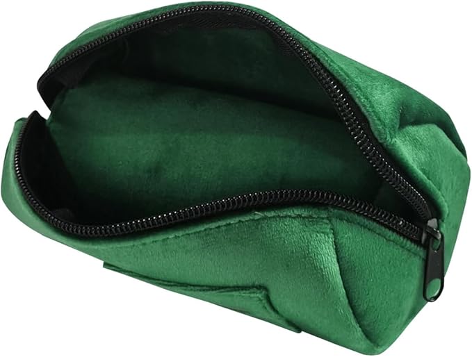 Velvet Bangle & Bracelet Organizers and Storage Small Jewelry Travel Organizer Roll, Compact Jewelry Case for Bangles, Bracelets, Watches(Green)