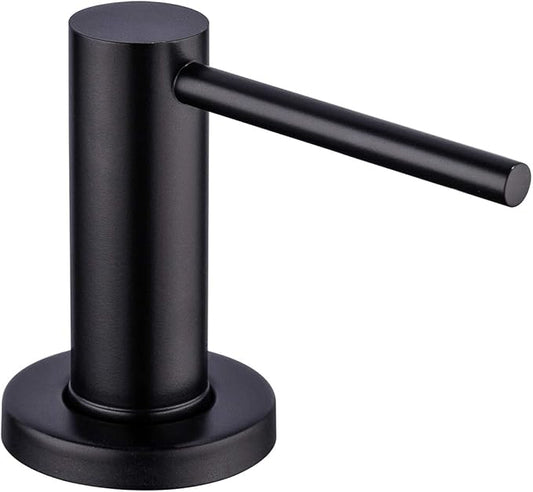 Matte Black Kitchen Sink Soap Dispenser GAPPO Countertop Pump Hand Lotion Built in Bottle Upgrade Stainless Steel Screw