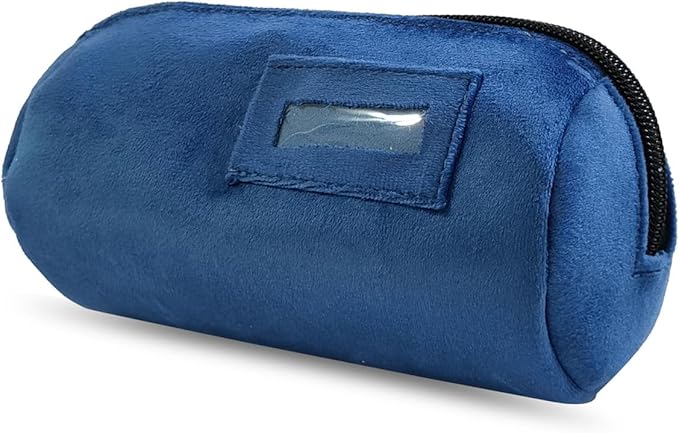 Velvet Bangle & Bracelet Organizers and Storage Small Jewelry Roll Organizer Travel, Compact Jewelry Case for Bangles, Bracelets, Watches(Dark Blue)