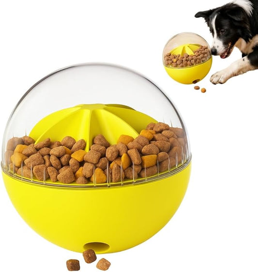 Zntra – Interactive Dog Treat Puzzle Toy | Food Dispenser Ball 5.3" for Mental Stimulation, Anxiety & Boredom Relief (Small/Medium Dogs)