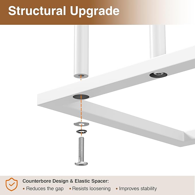 pickpiff Free Standing Shoe Racks - White Metal Boot Rack Organizer Tall Boots for Dorm Room, Closet, Entryway, Bedroom, Patio Outdoor, Hallway, White, Shoe Storage Fit for 6 Pairs