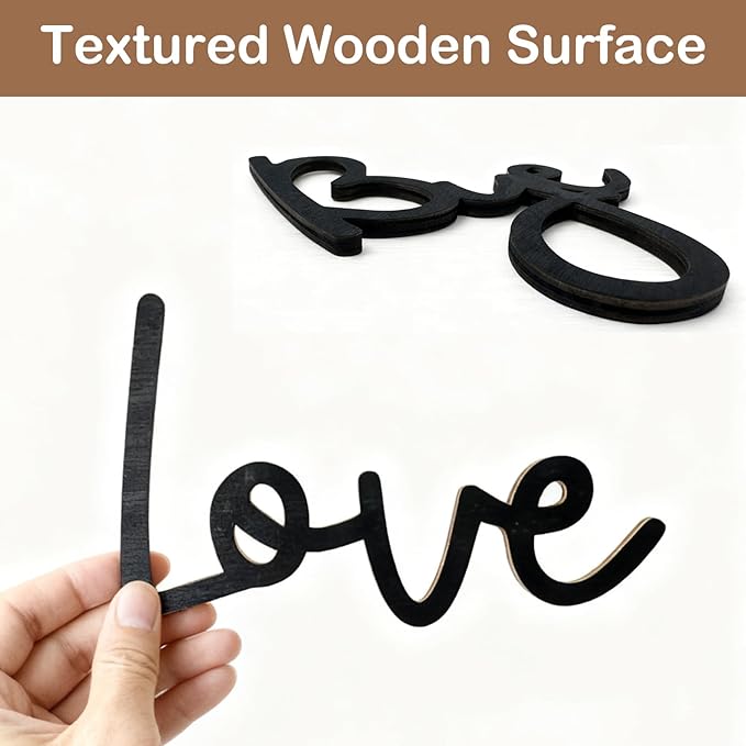 Wooden Love You Bye Sign Home Decor - Boho Farmhouse Wall Art Decor for Stylish Living Room, Hallway Entryway, Wall Decor Door Sign Gift for Your Family Lovers