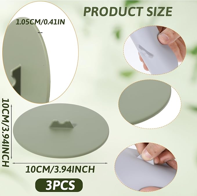Silicone Lids for Cups, 3Pcs Anti-dust Airtight Seal Lid for Mugs, Colored Universal Cup Lids, Silicone Cups Covers, Reusable Mug Cover for Coffee, Tea Cup and Mugs(3 color)