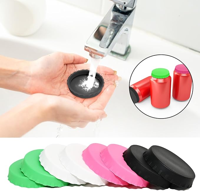 8PCS Silicone Soda Can Lids,BPA-Free Reusable Silicone Can Covers, Can Stopper or Protector For Soda,Beer, Drink, Juice, Coke, Beverage, Can Lid, Cover or Protector Quasi Beverage Cans