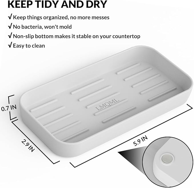 Soap Dispenser - 2 Pack, Antique Design Thick Glass Hand Soap Dispensers with Sturdy Tray; 304 Rust Proof Stainless Steel Pump, 12Pcs Stickers, for Kitchen, Bathroom