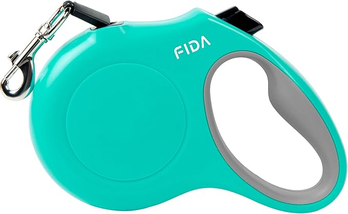 Fida Retractable Dog Leash, 16 ft Dog Walking Leash for Small Dogs up to 26 lbs, 360° Tangle Free, Teel