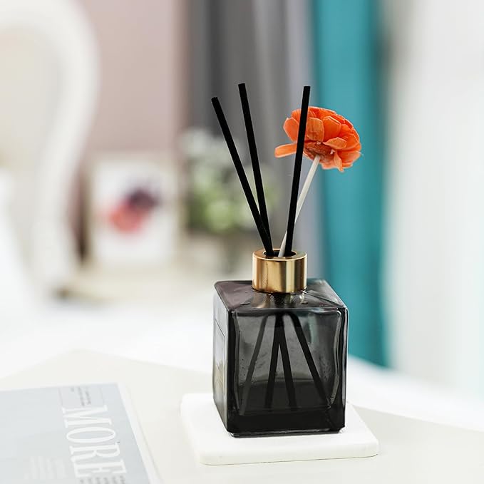 6 Pieces Water Absorbent Diatomite Coasters, Diatomaceous Earth Kitchen Soap Dish Bathroom Trays Water Absorbing Stone Tray for Sink Used for Hand Soaps Drinks Bottles