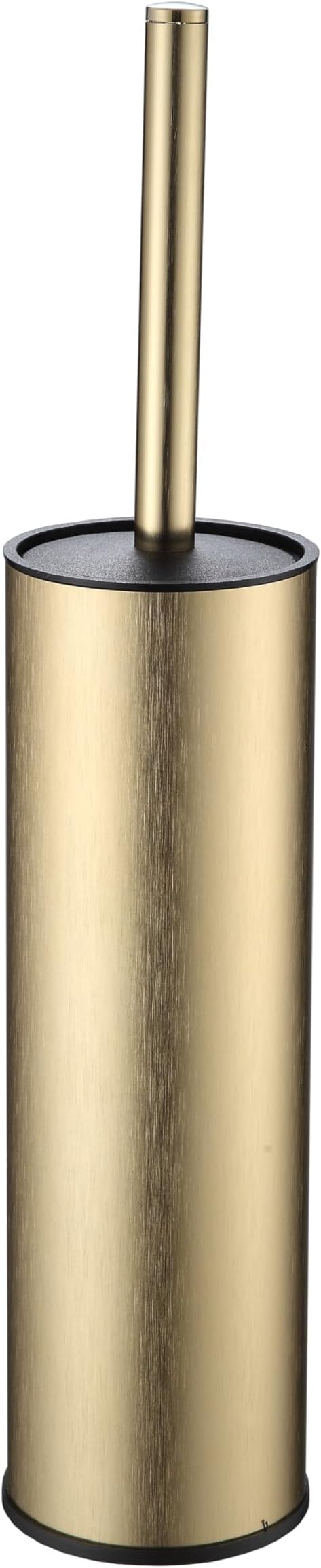 Toilet Brush and Holder Set Premium Material Toilet Bowl Cleaner Free Standing Toilet Bowl Brush and Holder Gold