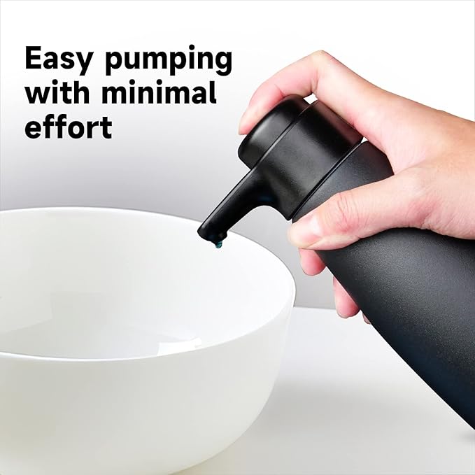 AIKE 15fl.oz Liquid Soap Dispenser for Dish and Hand Soap Matte Black