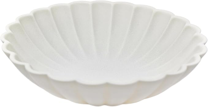 Ocean-Inspired Scallop Decorative Bowl, Fruit Bowl Home Decor, Coffee Table Tray, Key Bowls Entryway Decor, Handmade Non-Slip Decor Bowl with Coastal Charm