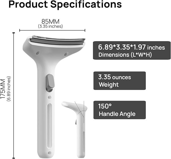 Cat Comb for Shedding, Cat Deshedding Brush with One-Click Fur Release, Cat Grooming Comb, Indoor Cat & Dog Brush, Pet Deshedding Tool