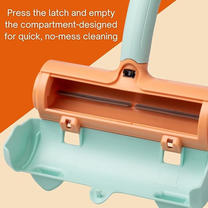 Pet Hair and Lint Remover Roller Bundle for Home, Auto, Travel-2025 Updated–Reusable Fur Removal Tool for Clothing, Furniture, Carpets & Cars | Self-Cleaning and Washable