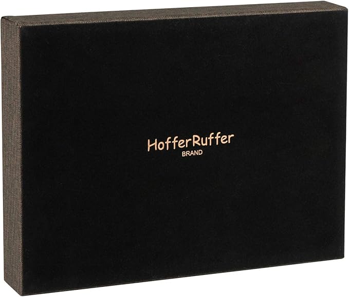 HofferRuffer Elegant Desktop Organizer Tray, Vanity Tray, Storage Jewelry Perfume Organizer, Dresse Catchall for Change Coin Key (Brown Black Faux Leather)