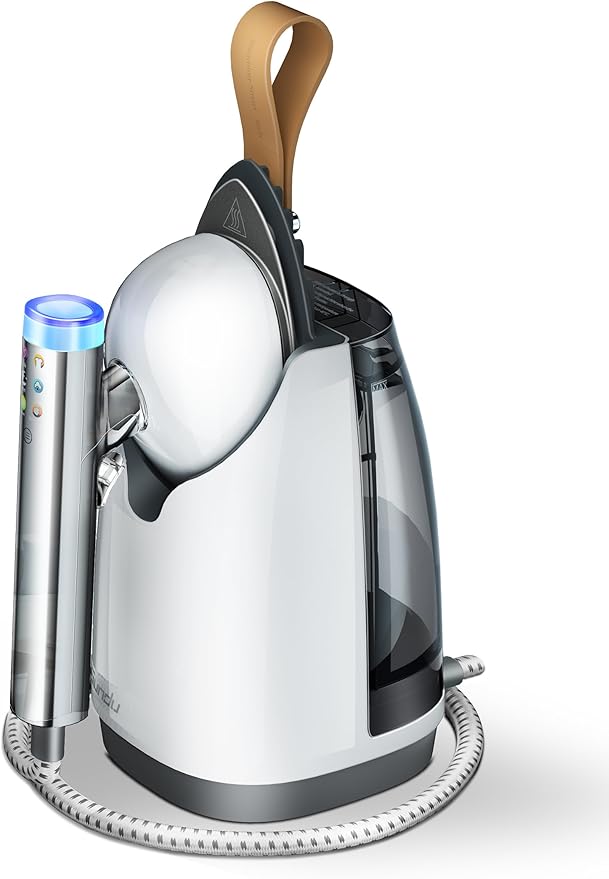 Sundu 1500W Steamer for Clothes, 2-in-1 Vertical & Flat Iron Clothes Steamer, 6 Professional Steam Modes, 800mL Tank, 30s Fast Heat-Up, Auto Shut-Off (10min)