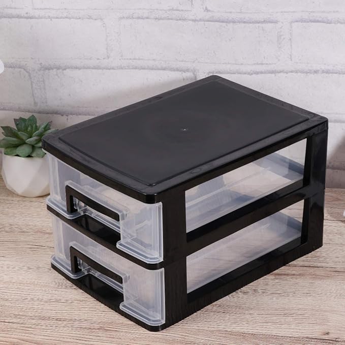 SAFIGLE Cosmetic Organizer Mini Plastic Drawer Organizer Plastic Storage Drawers Storage Bins with Drawers Home Office Desktop Organizer Small Storage Drawer for Craft,Bathroom,Dorm,Desk