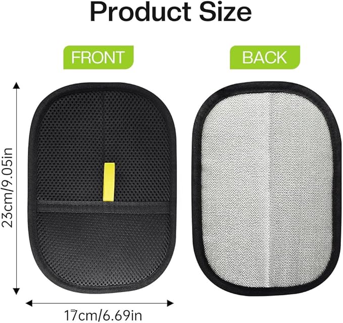 3Pcs Pet Hair Removal Glove for Cats & Dogs, Electrostatic Pet Hair Remover Glove Reusable Remover Tool for Couch, Clothing, Car Seat, Carpet