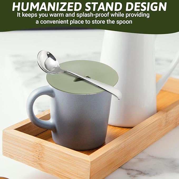 Silicone Lids for Cups, 3Pcs Anti-dust Airtight Seal Lid for Mugs, Colored Universal Cup Lids, Silicone Cups Covers, Reusable Mug Cover for Coffee, Tea Cup and Mugs(3 color)