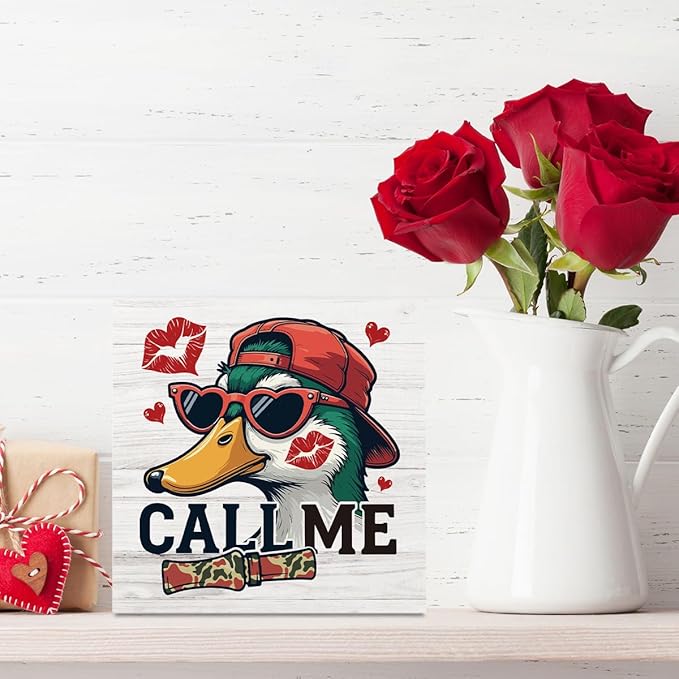 Valentines Day Decorations for Home Boys Valentine Decor for Room Valentine's Day Decorations Gifts for Brother Galentines 5 X 5 Inches