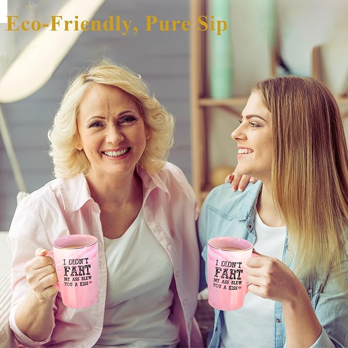 Personalized Ceramic Coffee Mug with Lid Tea Cup Women White Elephant Gifts Adult Christmas Gag Funny Weird Novelty Who Have Everything Prank Good Hilarious Naughty Dirty Unisex Secret Dirty Santa