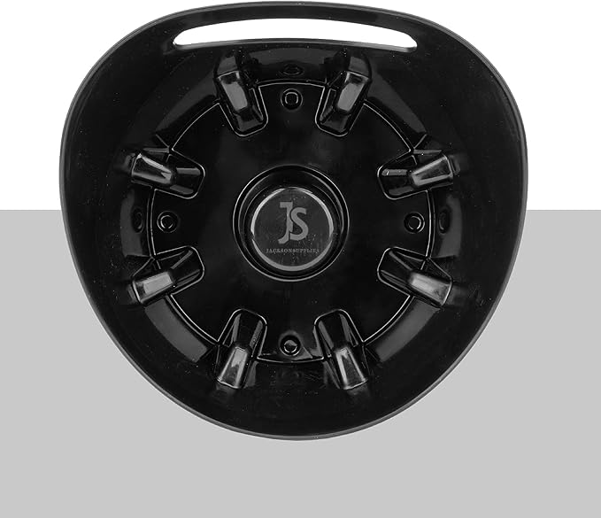 JS Jackson Supplies Universal Black Plastic Drip Tray for Toilet Plunger