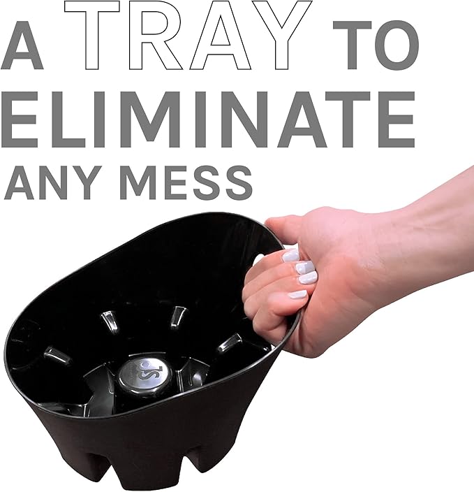 JS Jackson Supplies Universal Black Plastic Drip Tray for Toilet Plunger