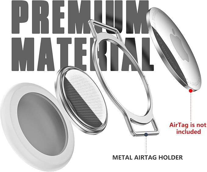 AirTag Cat Collar, Ultra Elastic Cat Tracker Collar, Airtag Holder Compatible with Apple Air Tag, [Lightweight & Scratch Resistant] Adjustable Stepless GPS Pet Collar for Cats Kittens, Black